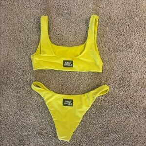Daily Drills Vibrant Yellow Swimwear